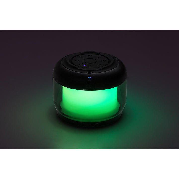 Lampada da scrivania Rabalux Radelia, altoparlante Bluetooth, RGB, nera, IP20, batteria ricaricabile, 76110