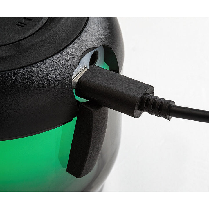 Lampada da scrivania Rabalux Radelia, altoparlante Bluetooth, RGB, nera, IP20, batteria ricaricabile, 76110
