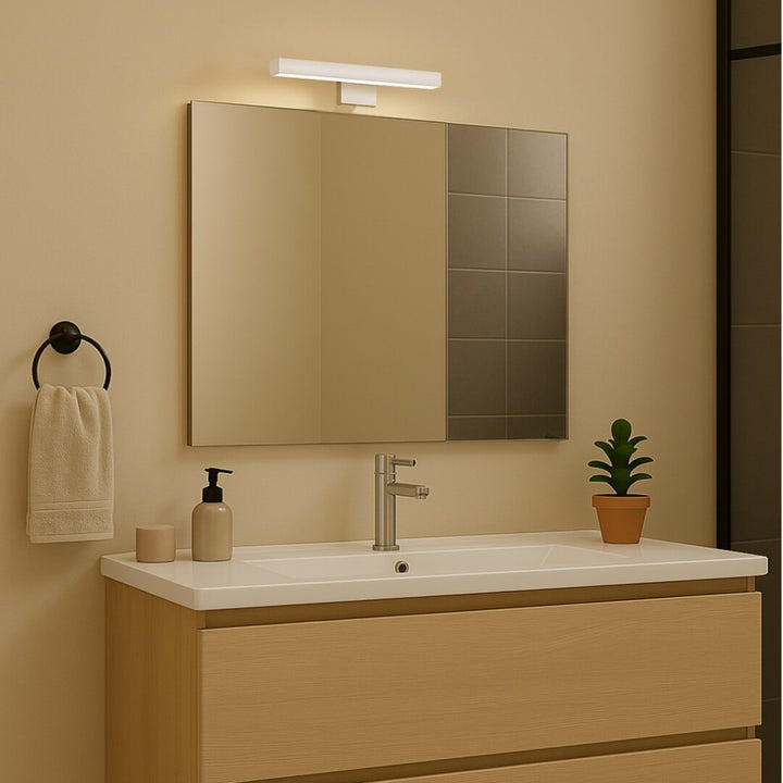 Lampada da bagno Rabalux Oliro LED 4 W cromata IP44 4000 K, 75047