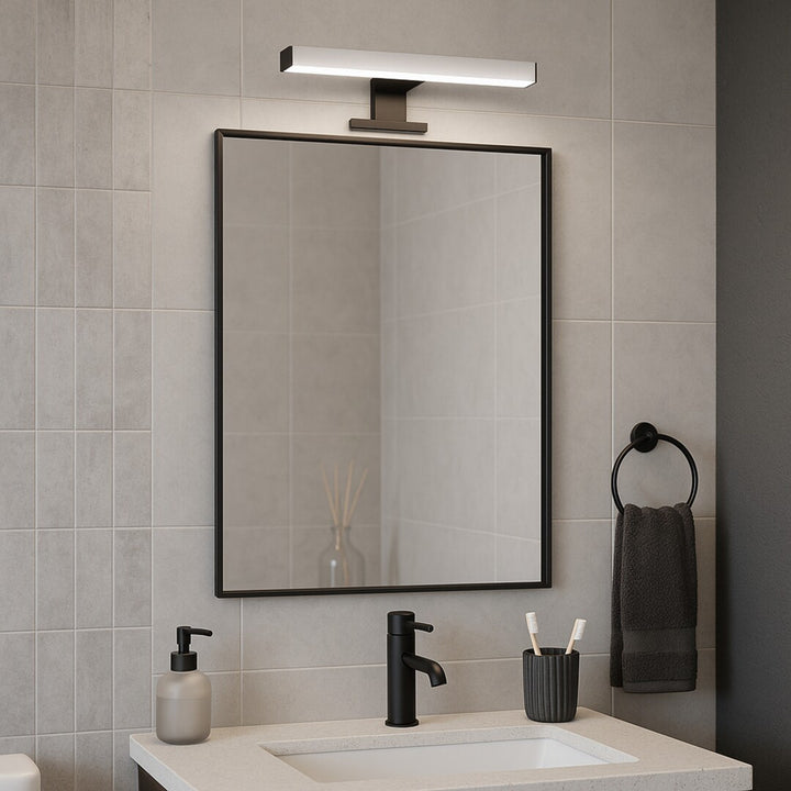 Lampada da bagno Rabalux Oliro LED 6 W nera IP44 4000 K, 75051