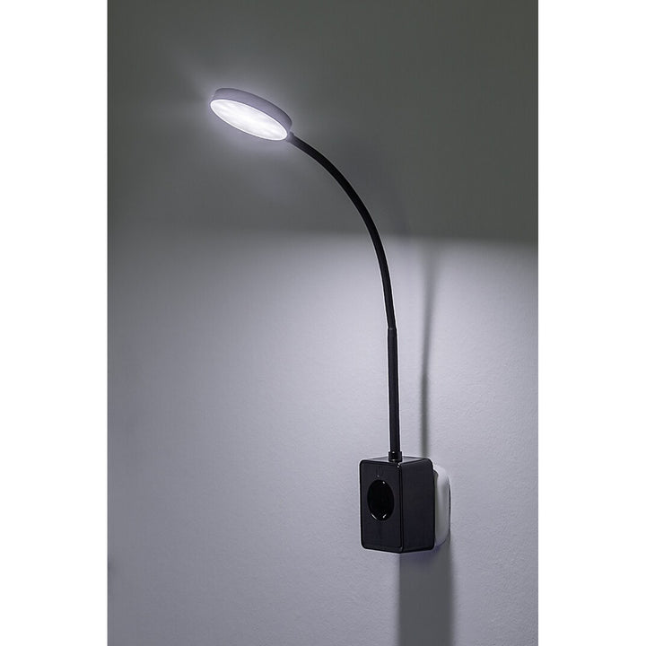 Applique Rabalux Tivro, LED 4 W, nera, IP20, 3 varianti di temperatura di colore: 3000, 4000, 6000, 71283