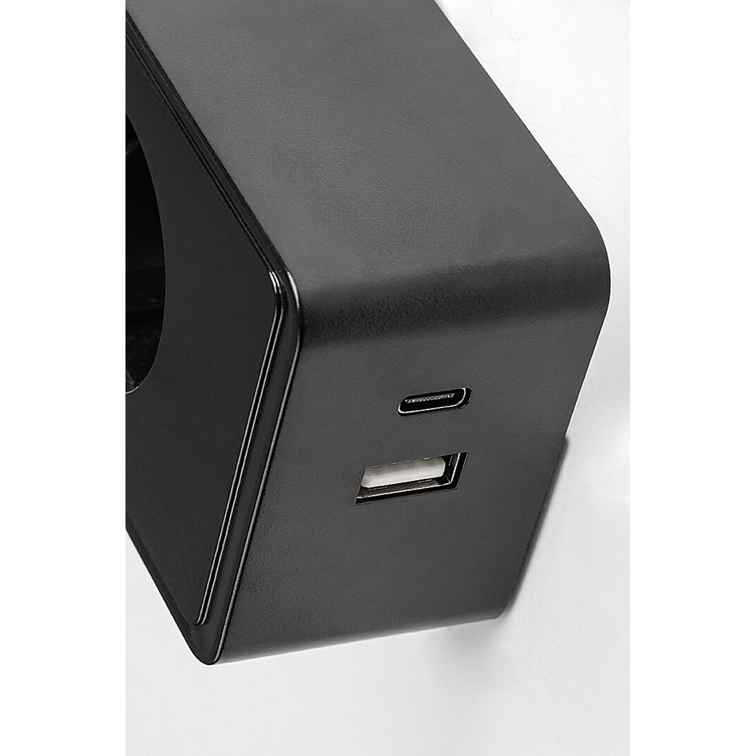Applique Rabalux Tivro, LED 4 W, nera, IP20, 3 varianti di temperatura di colore: 3000, 4000, 6000, 71283