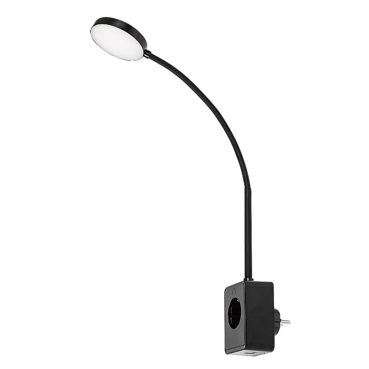 Applique Rabalux Tivro, LED 4 W, nera, IP20, 3 opzioni di temperatura di colore: 3000, 4000, 6000, 71284