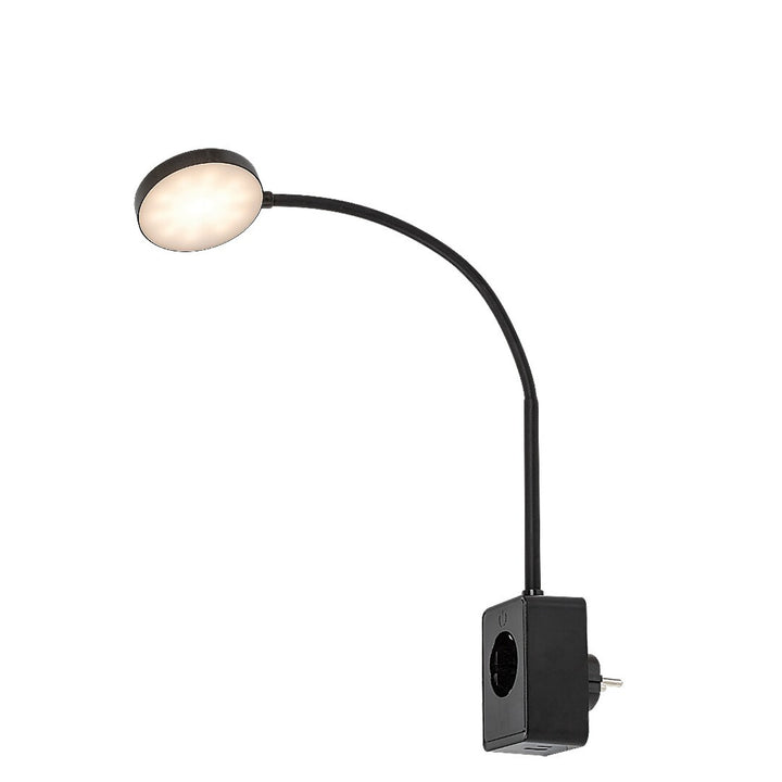Applique Rabalux Tivro, LED 4 W, nera, IP20, 3 opzioni di temperatura di colore: 3000, 4000, 6000, 71284