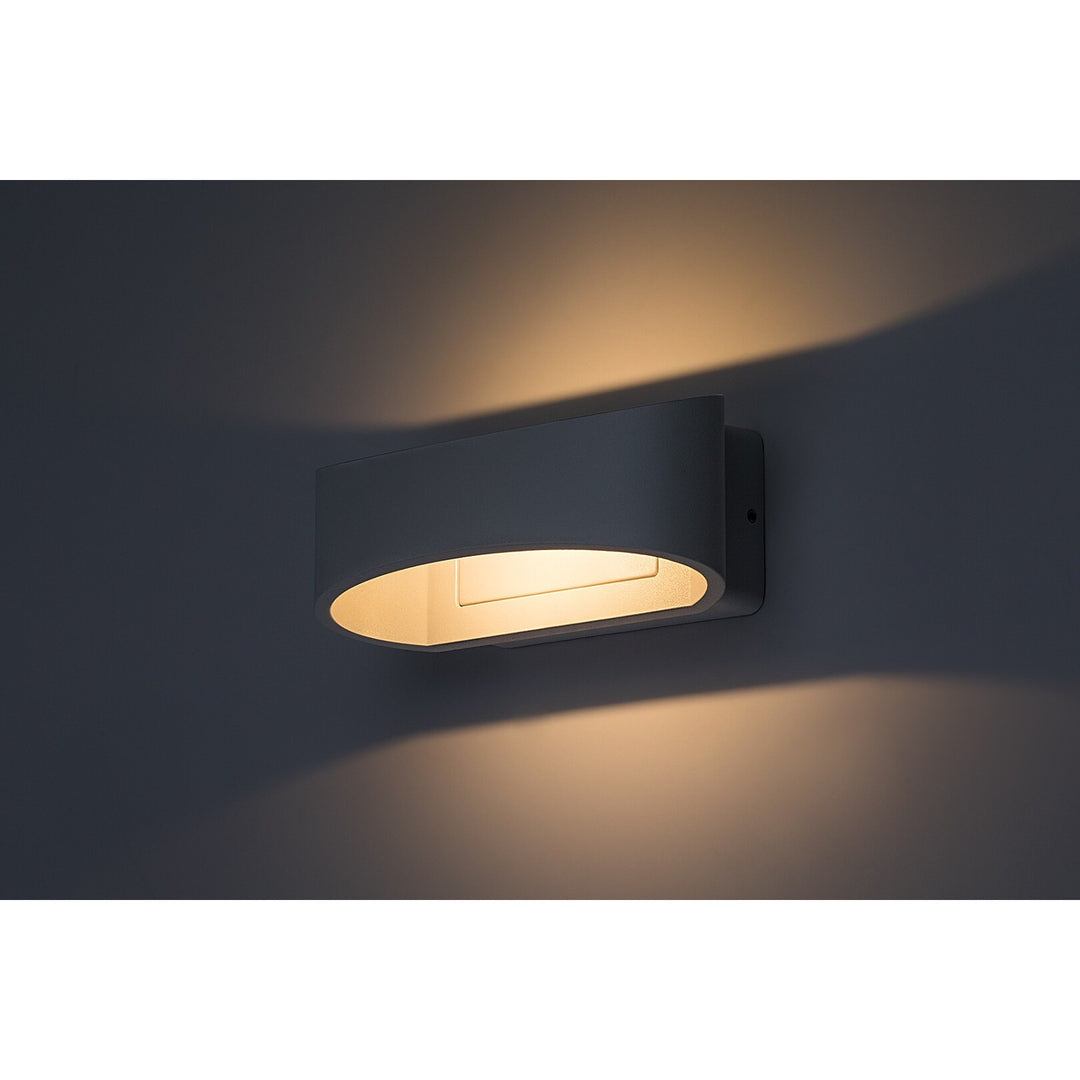 Applique da esterno Rabalux Gerla, bianca, LED 9 W, IP54, 3000 K, 77178