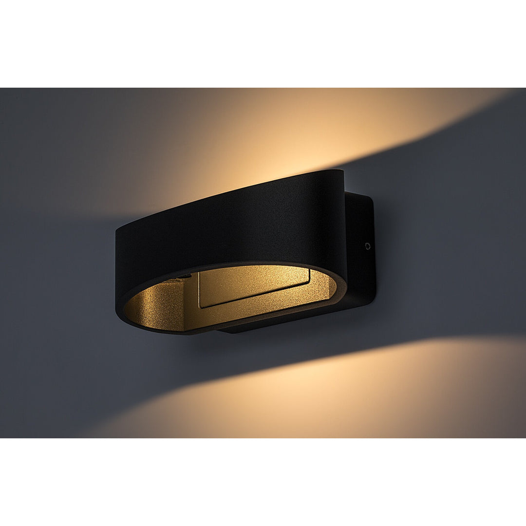 Lampada da parete per esterni Rabalux Gerla, antracite, LED 9 W, IP54, 3000 K, 77179
