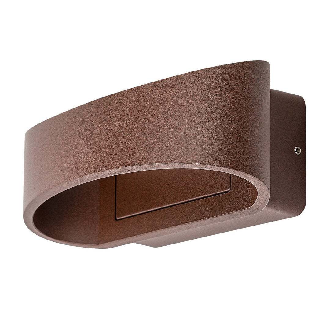 Lampada da parete per esterni Rabalux Gerla, marrone, LED 9 W, IP54, 3000 K, 77180