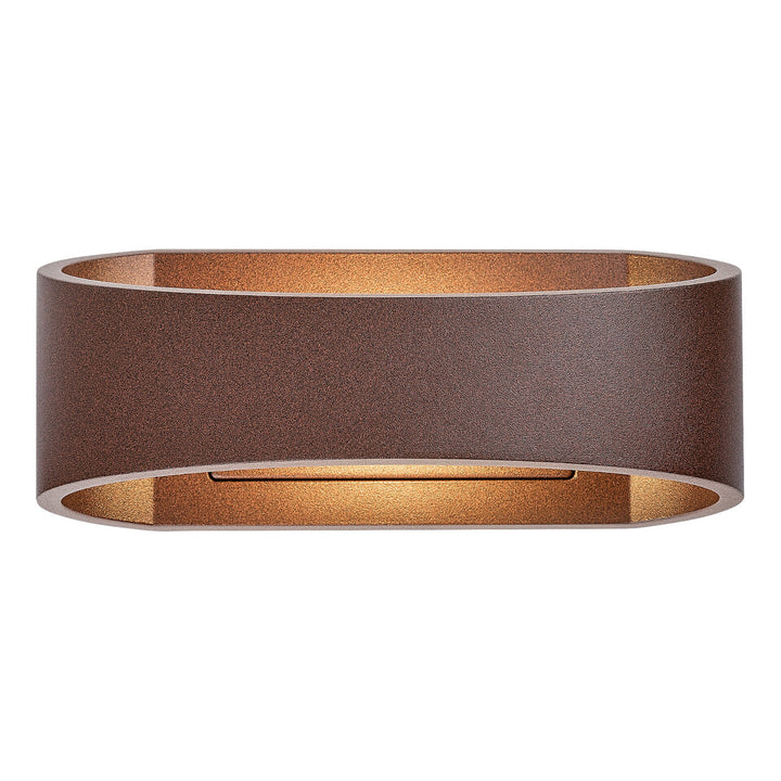 Lampada da parete per esterni Rabalux Gerla, marrone, LED 9 W, IP54, 3000 K, 77180