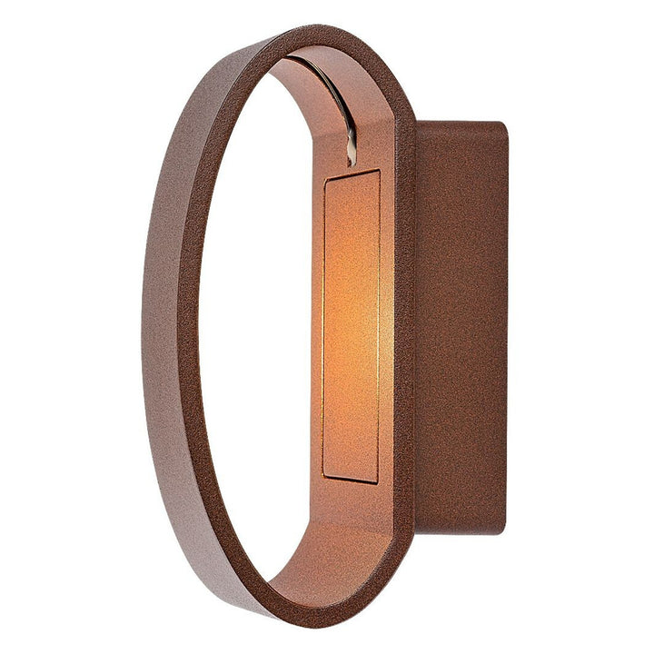 Lampada da parete per esterni Rabalux Gerla, marrone, LED 9 W, IP54, 3000 K, 77180