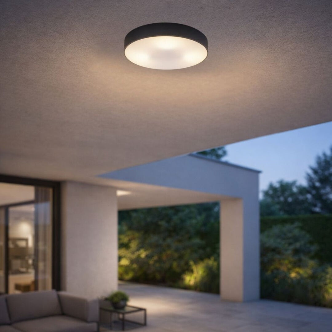 Lampada Rabalix Dolen, nera, 2x E27, max 9 W, IP43, 75065