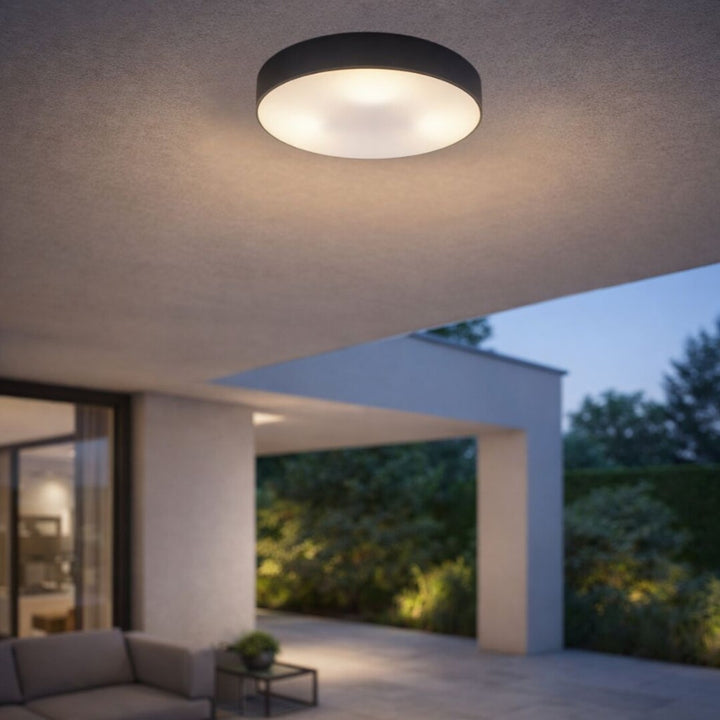 Lampada Rabalix Dolen, nera, 3x E27, max 9 W, IP43, 75066