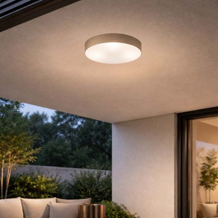 Lampada Rabalix Dolen, grigio-beige, 2x E27, max 9 W, IP43, 75067