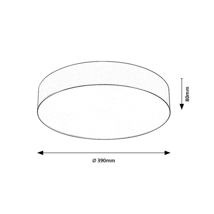 Lampada Rabalix Dolen, grigio-beige, 3x E27, max 9 W, IP43, 75068