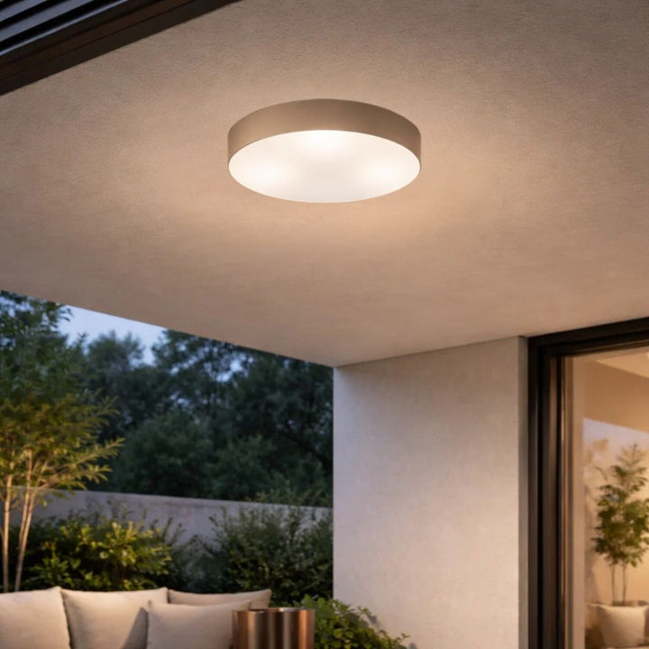 Lampada Rabalix Dolen, grigio-beige, 3x E27, max 9 W, IP43, 75068