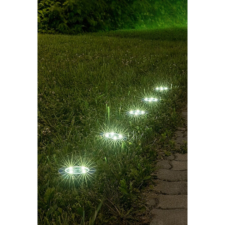 Lampada da giardino a energia solare Rabalux Dannet, IP44, colore cromo satinato, 7975