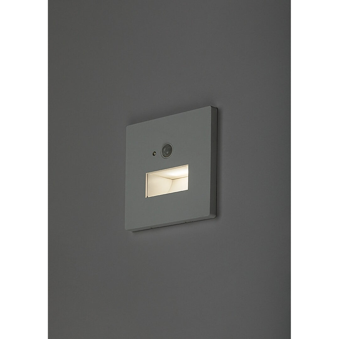Lampada Lunca LED 1 W IP20 bianca 3000, 4500, 6500 K con sensore di movimento e sensore di luce, 77198