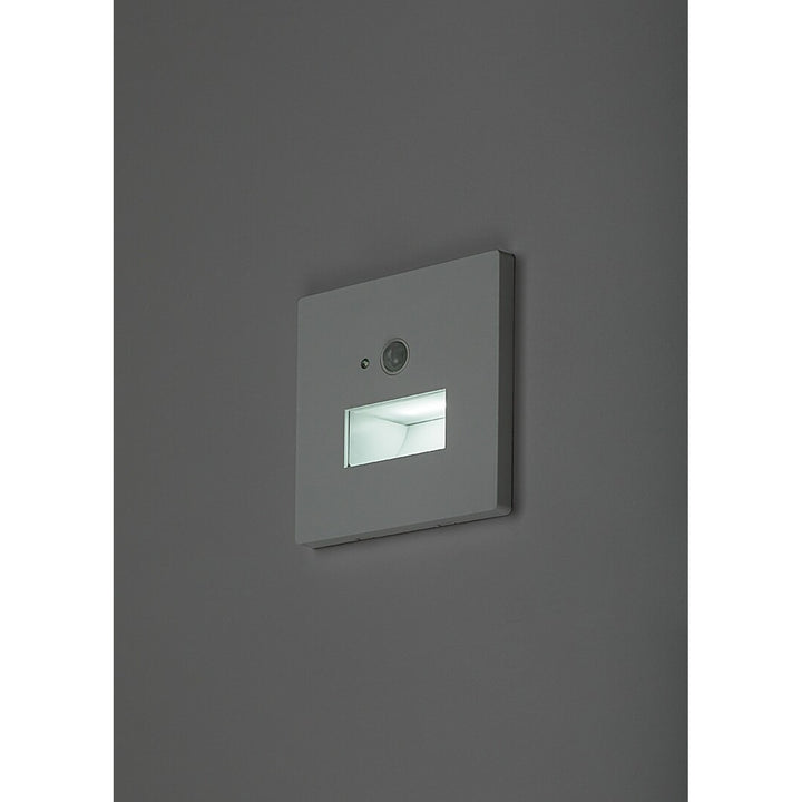 Lampada Lunca LED 1 W IP20 bianca 3000, 4500, 6500 K con sensore di movimento e sensore di luce, 77198