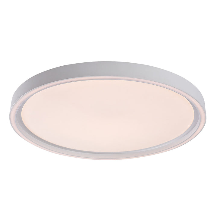 Lampada da soffitto Rabalux Zerina, 31 W, IP40, bianca, 3000-6500 K, funzione memoria, con telecomando, funzione timer, effetto luce notturna, 75086