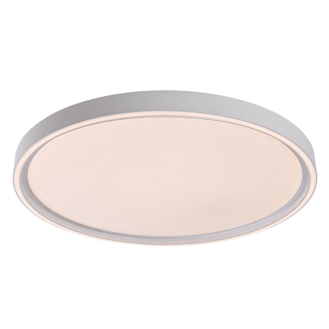 Lampada da soffitto Rabalux Zerina, 54 W, IP40, bianca, 3000-6500 K, funzione memoria, con telecomando, funzione timer, effetto luce notturna, 75087