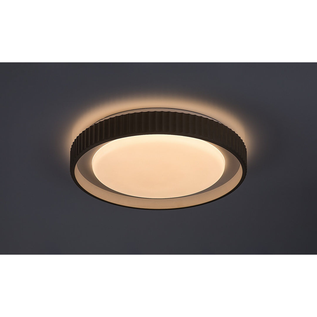 Lampada Pastello LED 48 W IP20 grigio-beige 3000-6500 K, funzione di memoria con telecomando, funzione timer, effetto luce notturna, 71345