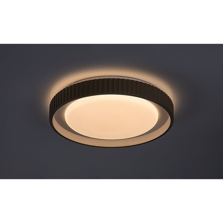 Lampada Pastello LED 48 W IP20 grigio-beige 3000-6500 K, funzione di memoria con telecomando, funzione timer, effetto luce notturna, 71345