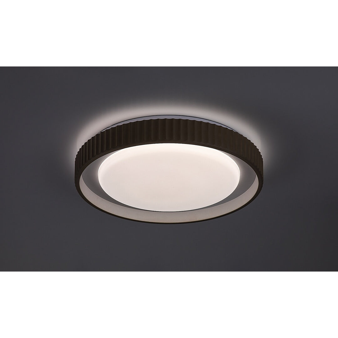 Lampada Pastello LED 48 W IP20 grigio-beige 3000-6500 K, funzione di memoria con telecomando, funzione timer, effetto luce notturna, 71345