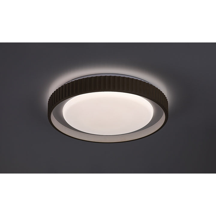 Lampada Pastello LED 48 W IP20 grigio-beige 3000-6500 K, funzione di memoria con telecomando, funzione timer, effetto luce notturna, 71345
