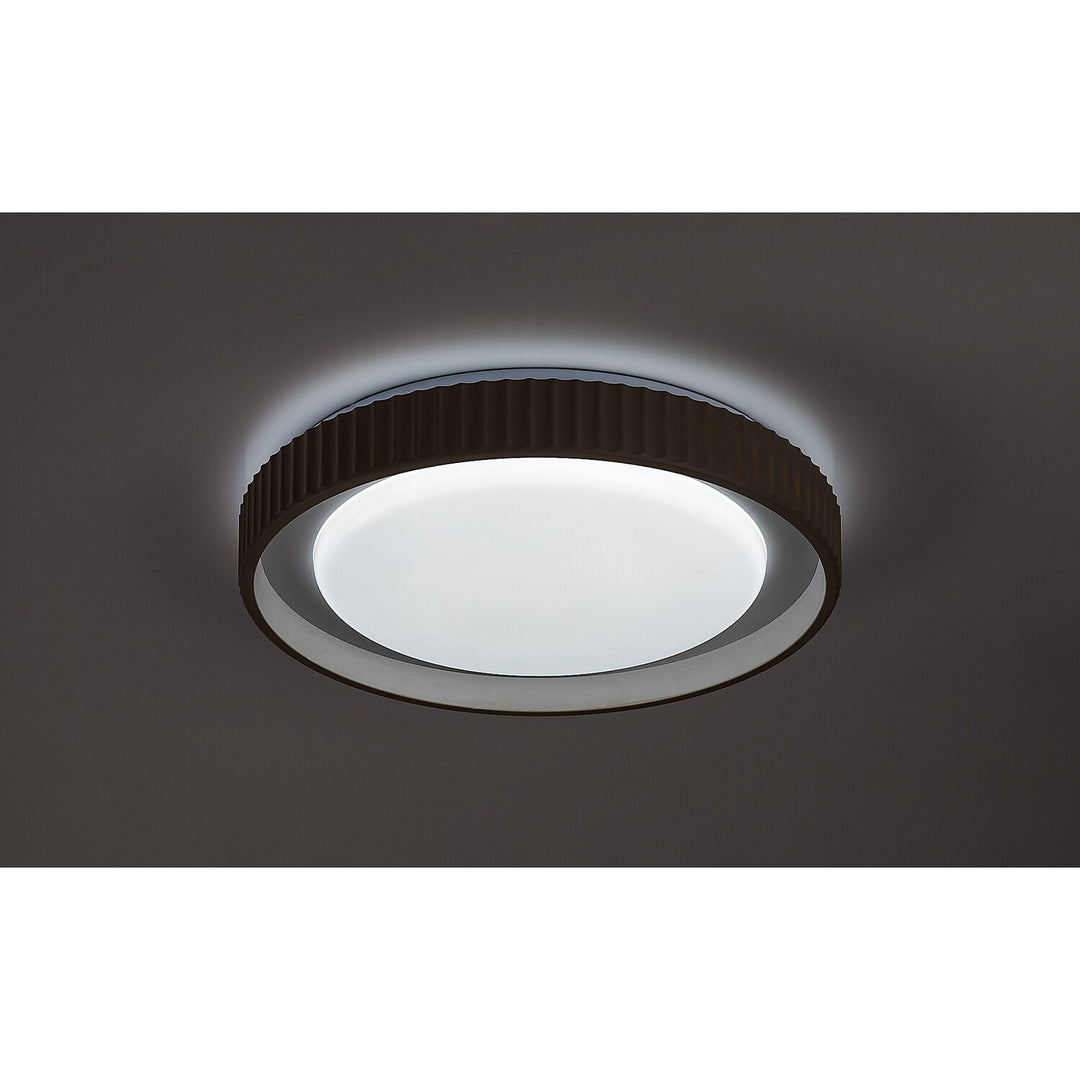 Lampada Pastello LED 48 W IP20 grigio-beige 3000-6500 K, funzione di memoria con telecomando, funzione timer, effetto luce notturna, 71345