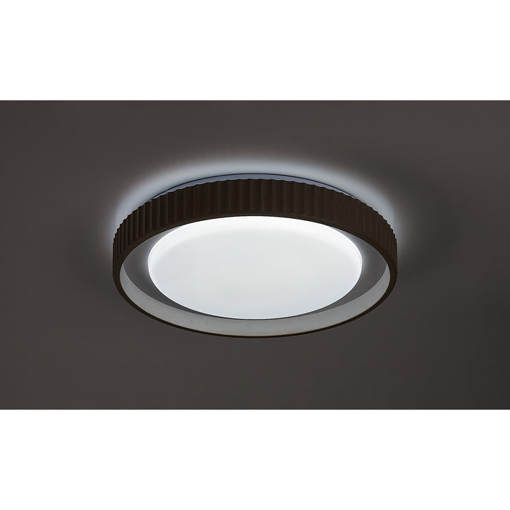 Lampada Pastello LED 48 W IP20 grigio-beige 3000-6500 K, funzione di memoria con telecomando, funzione timer, effetto luce notturna, 71345