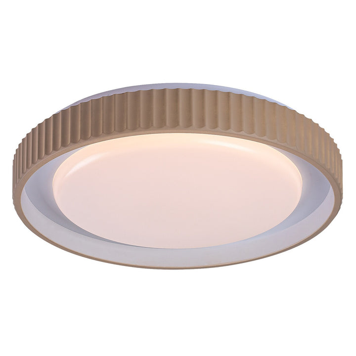 Lampada Pastello LED 48 W IP20 grigio-beige 3000-6500 K, funzione di memoria con telecomando, funzione timer, effetto luce notturna, 71345