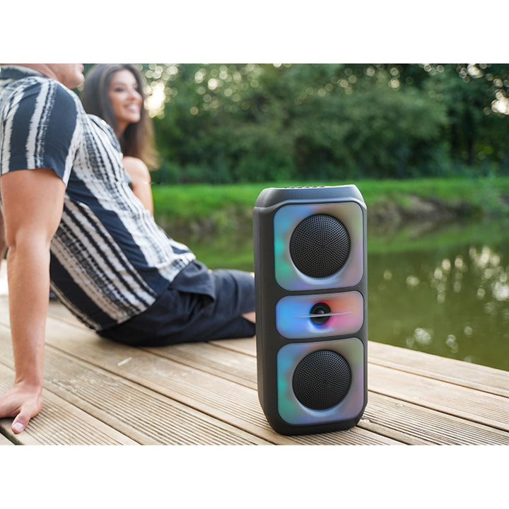 Altoparlante wireless Tracer, Bluetooth 5.0, potenza RMS 20 W, modalità karaoke, microfono, Powervox P2 TWS