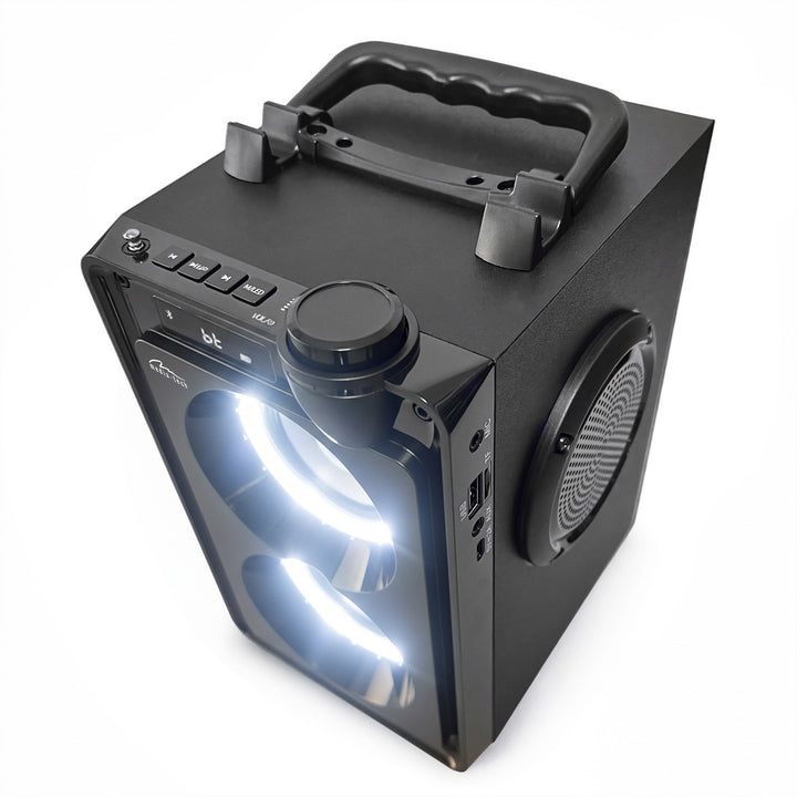 Altoparlante Bluetooth portatile OVERBOX MT3186, radio FM, supporto per schede SD e USB, potenza RMS 30 W, Mediatech