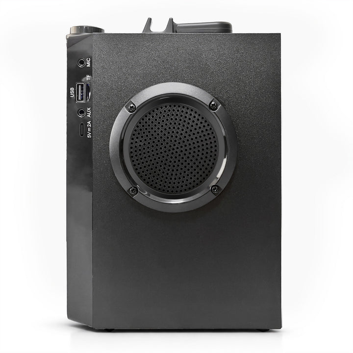 Altoparlante Bluetooth portatile OVERBOX MT3186, radio FM, supporto per schede SD e USB, potenza RMS 30 W, Mediatech