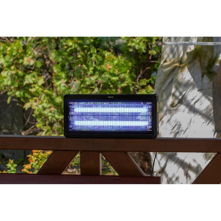 Lampada elettrostatica per zanzare, mosche e falene, trappola elettrica, UV, 30 W, Vayox
