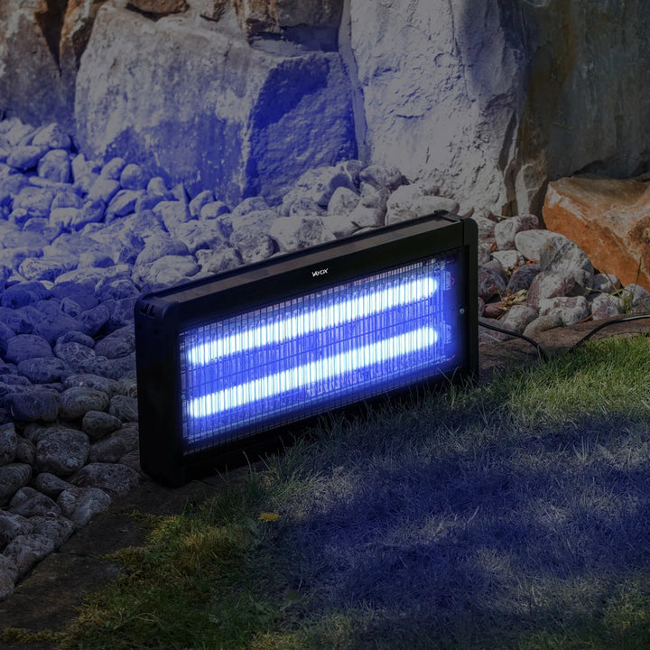 Lampada elettrostatica per zanzare, mosche e falene, trappola elettrica, UV, 30 W, Vayox