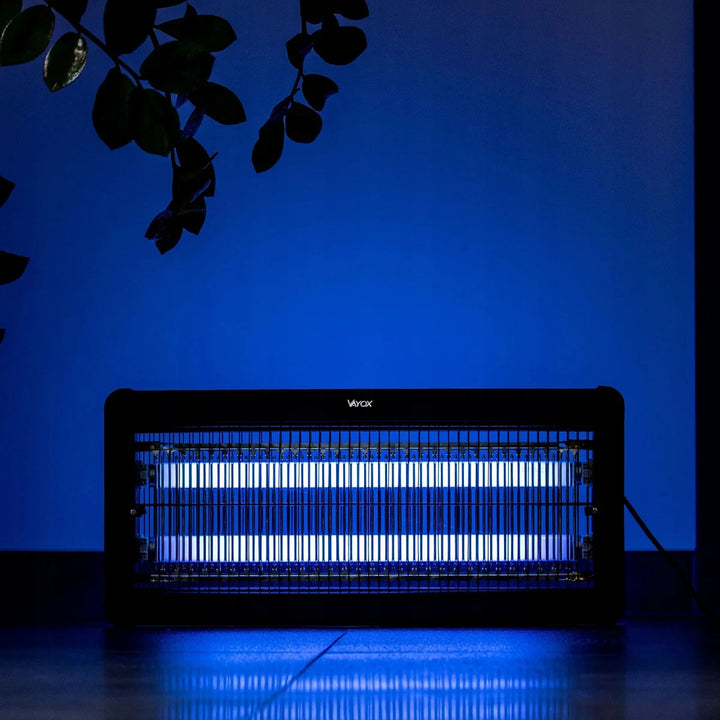 Lampada elettrostatica per zanzare, mosche e falene, trappola elettrica, UV, 30 W, Vayox
