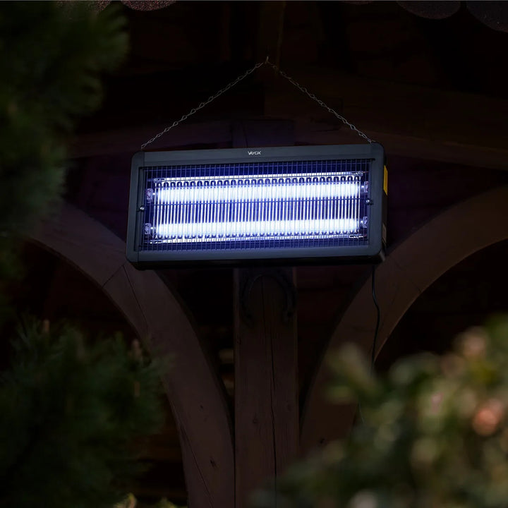Lampada elettrostatica per zanzare, mosche e falene, trappola elettrica, UV, 30 W, Vayox