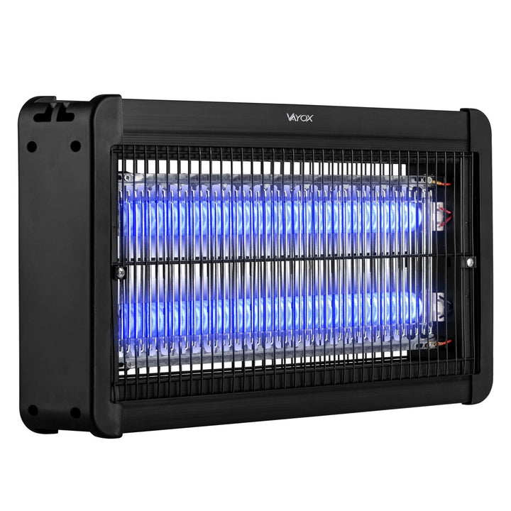 Lampada elettrostatica per zanzare, mosche e falene, trappola elettrica, UV, 30 W, Vayox