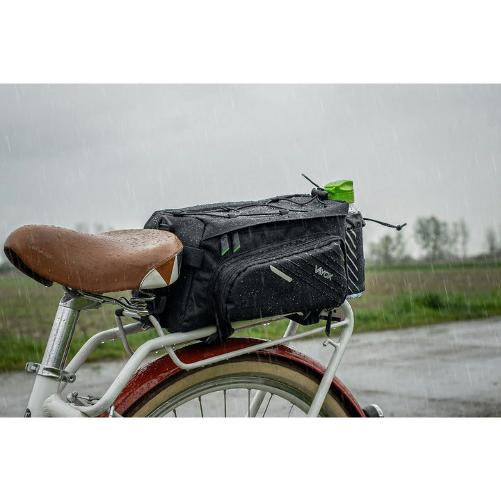 Borsa da bicicletta per portapacchi posteriore, capacità 12 l, impermeabile, Vayox