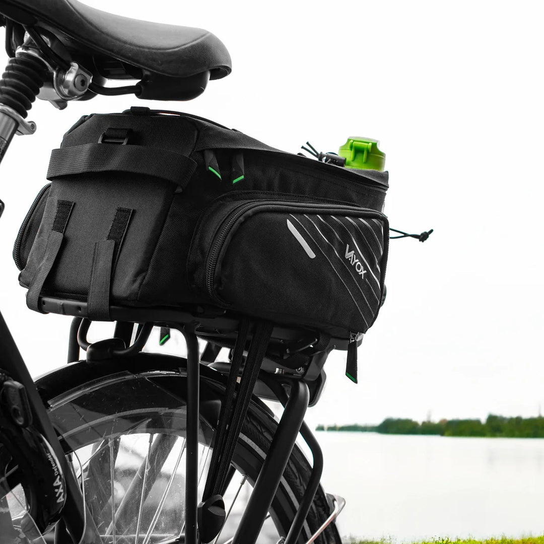 Borsa da bicicletta per portapacchi posteriore, capacità 12 l, impermeabile, Vayox