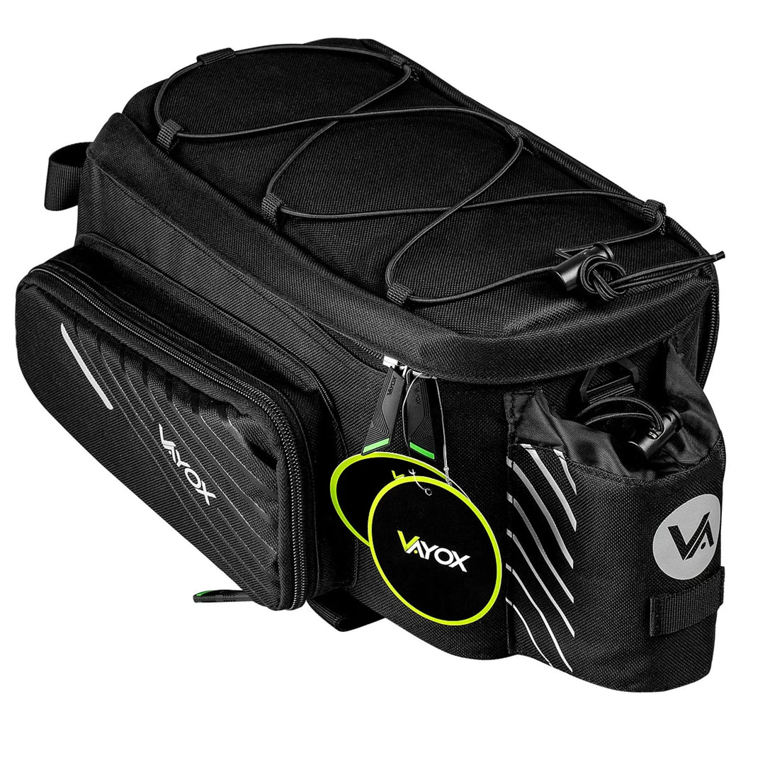 Borsa da bicicletta per portapacchi posteriore, capacità 12 l, impermeabile, Vayox