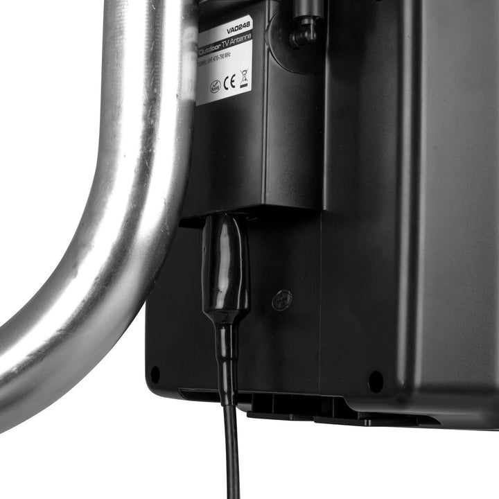 Antenna attiva, da interno, da esterno, DVB-T2, TV terrestre 4K, Vayox