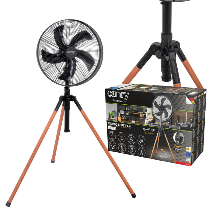 Ventilatore su treppiede Loft 40 cm / 16”, altezza 119-132 cm, CR 7329, Camry