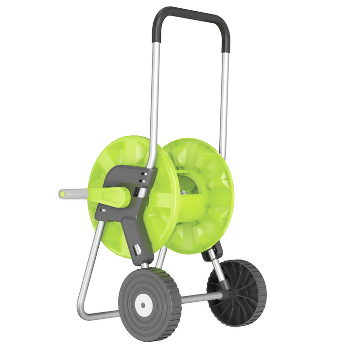 Tubo da giardino Cellfast, PROFESSIONAL 3/4" 20 m + Carrello portatubo Cellfast Economic 1/2" 45 m + Set con irrigatore a getto diritto 3/4" IDEAL