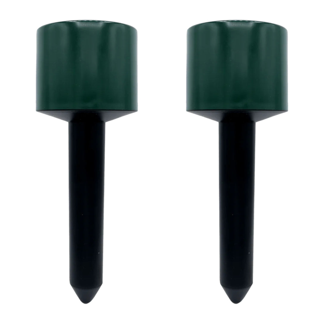 Repellente acustico professionale per talpe e arvicole, batteria da 4400 mAh, IP65, Viano OK1, 2 pezzi