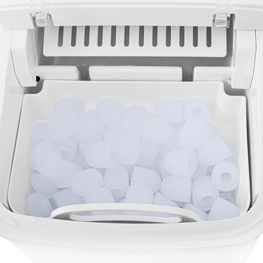 Macchina per il ghiaccio, 12 kg/24h, 2 dimensioni dei cubetti, modalità di pulizia, funzionamento silenzioso, pannello touch, AD 8800, Adler