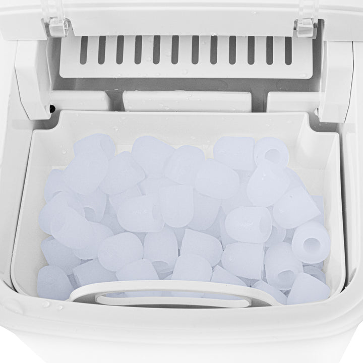 Macchina per il ghiaccio, 12 kg/24h, 2 dimensioni dei cubetti, modalità di pulizia, funzionamento silenzioso, pannello touch, AD 8800, Adler