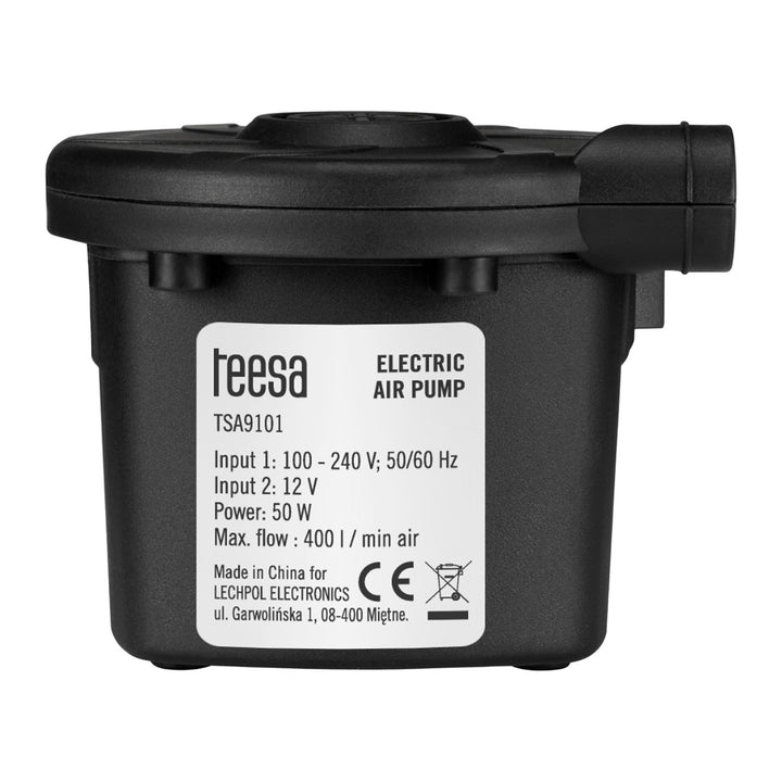 Pompa elettrica per materassi e piscine, 12 V, 230 V, Teesa