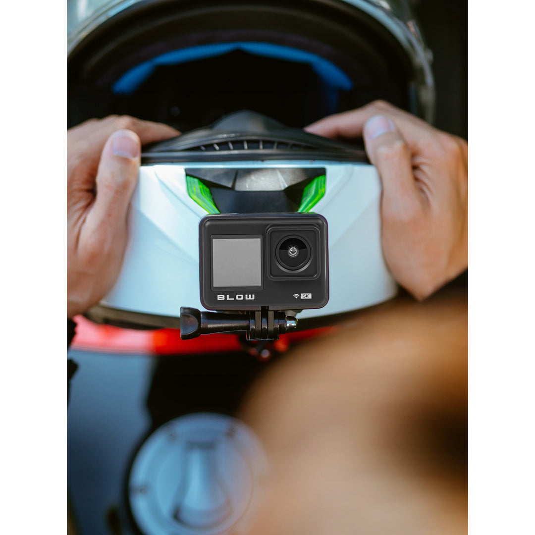 Videocamera sportiva Pro4U 5K Blow, qualità 5K Ultra HD, 20 megapixel, obiettivo grandangolare da 160°, impermeabile, telecomando, 78-568#