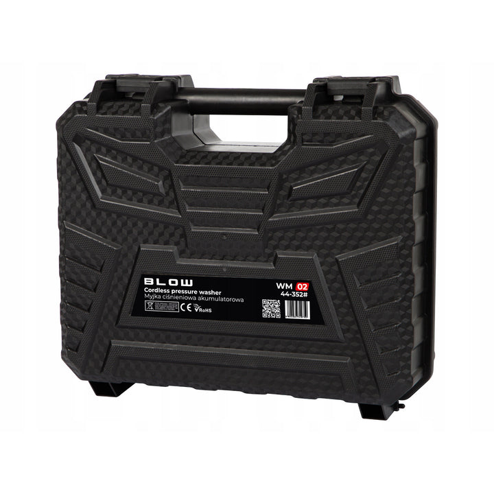 Idropulitrice a batteria Blow, pressione fino a 26 bar, potenza 260 W, lunghezza del tubo 5 m, filtro dell'acqua, diverse modalità di funzionamento, 44-352#